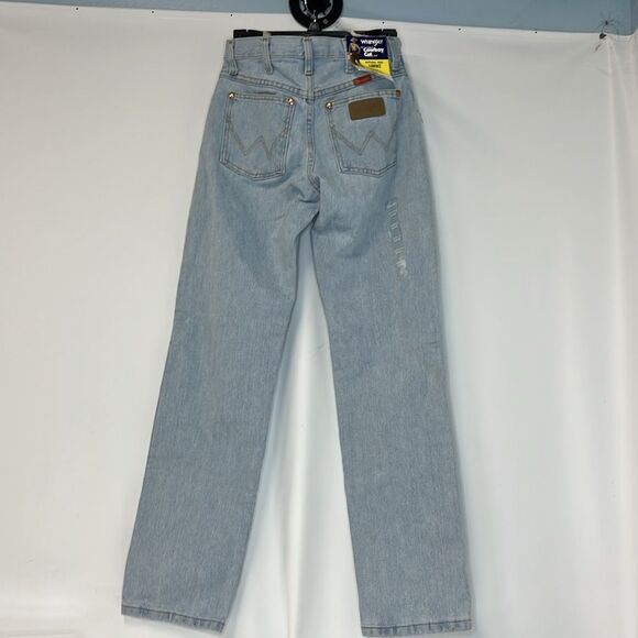 WRANGLER WOMENS COWBOY CUT NATURAL RISE SLIM FIT JEANS FTL-06-004 - Picture 2 of 6